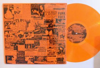 Punk Lp - V/a Hate Your Neighbours Vol.  1 In Shrink Orange Wax W/ Insert M -