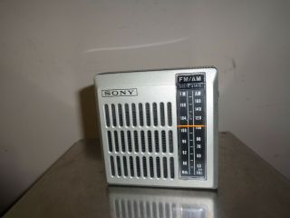 Vintage Sony Tfm - 3700w Am/fm Solid State Radio Made In Japan | &