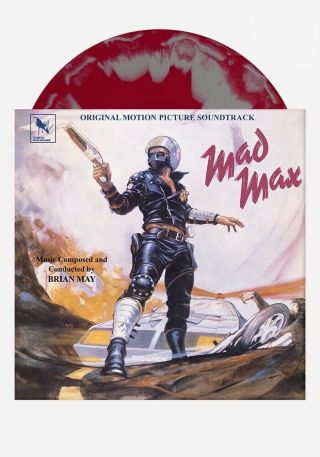 New/sealed - Brian May Mad Max [red & Gray Haze Vinyl Lp] Ost /750 Queen