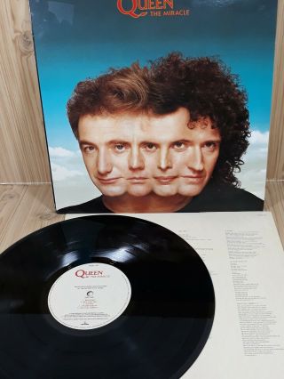 Queen The Miracle Vinyl Album Lp - 1989 Pcsd 107 A - 1 U - 1 - Ex/ex