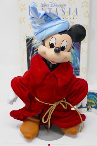 Walt Disney Fantasia 50th Anniversary Mickey Mouse Sorcerer Apprentice Doll 2