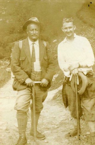 At33 Vintage Photo Gold Prospectors,  Rockhound Hammer Ca C Early 1900 