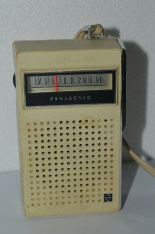 Vintage Rca Victor Model 3 Rh10 Transitor Pocket Radio Usa As - Is Not