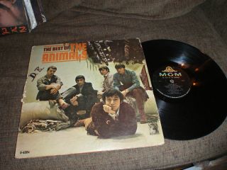 The Animals - The Best Of The Animals Vinyl Lp Record E - 4324 Mgm Gatefold 1966