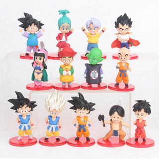 Dragon Ball Z 13pcs Set Mini Pvc Figures Toy Doll Gift Master Roshi Chichi Goku
