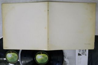 Beatles White Album Apple Eas - 77001,  2 Japan Poster Vinyl 2lp