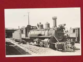 Denver & Rio Grande Western Railroad Locomotive 453 Rppc Photo Postcard Ridgeway