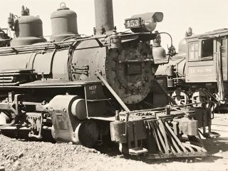 Denver & Rio Grande Western Railroad Locomotive 453 RPPC Photo Postcard Ridgeway 2