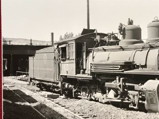 Denver & Rio Grande Western Railroad Locomotive 453 RPPC Photo Postcard Ridgeway 3