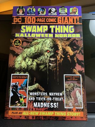 Dc Walmart Giant Swamp Thing 1 2 3 4 5 6 7 Halloween Horror 10 Issues Complete