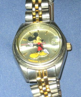 Womens Seiko Sii Mickey Mouse Calendar Watch
