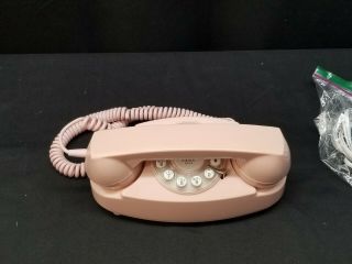 Crosley Cr59 Princess Desk Phone Push Button Technology Pink Corded (2011)
