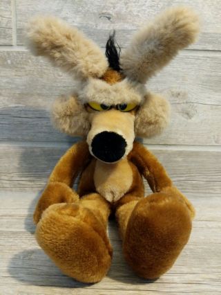 Looney Tunes Wile E Coyote 24k Special Effects Plush Toy 1993 18 " Warner Bros