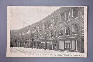 R&l Postcard: Canada Nova Scotia Halifax,  Business Street,  Great Explosion 1917