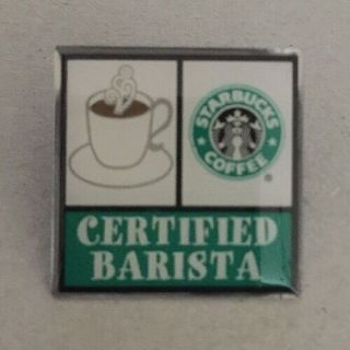 Starbucks Old Logo Certified Barista Pin
