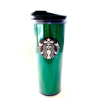 Starbucks Metallic Green Hot Cold Grande Tumbler Travel Mug Cup