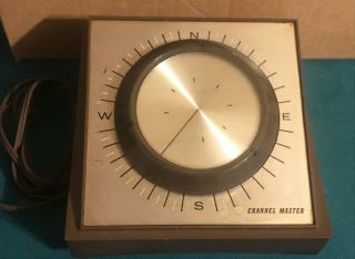 Vtg Channel Master Crown Antenna Direction Rotator Model 9512 3 - Wire Controller