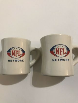 Nfl Network Set Of 2 Coffee Tea Mugs Cups Football