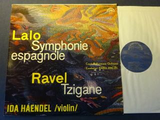 Lalo - Symphonie Espagnole / Ravel Lp,  Cpo,  Ida Haendel,  Supraphon Sua St 50615