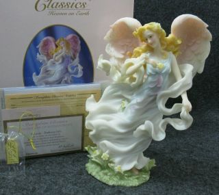 Seraphim Classics Angel Victorian Embrace Life By Roman 81664 Signed