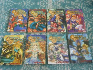 Oop English Chrono Crusade Manga Vol.  1 - 8 And Anime Dvd Set Complete