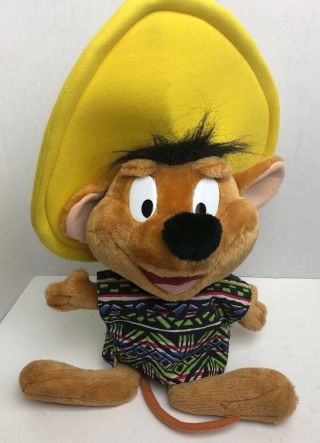 Speedy Gonzales Plush Stuffed Animal Toy 20” Looney Tunes 1998 Ace Poncho