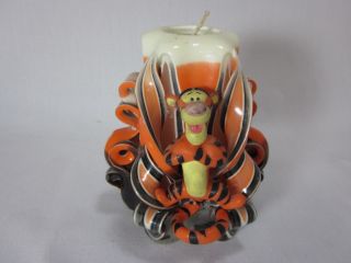 Disney Winnie The Pooh Tigger Carved Candle