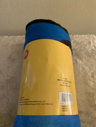 M&M ' s World Fleece Blanket with Tags 2