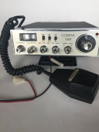 Cobra 2 Way CB Radio Model 138 3