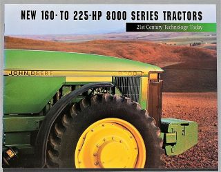 1995 John Deere 8000 Series Tractor Brochure 32 Pages 95jd8