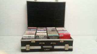 Vintage Savoy Audio Cassette Tape Carrying Case Holds 120 Tapes Double - Sided