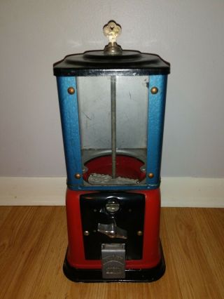 Vintage Gumball Candy Machine 1 Cent Key 1950s