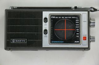 Vintage Sanyo Stereocast Japan Rp 5000 Transistor Radio Parts Not