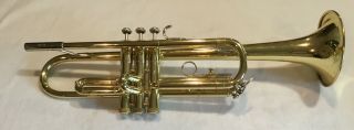 Vintage Bach 1530 Brass Trumpet Soft Case 2 Mutes Student Beginner