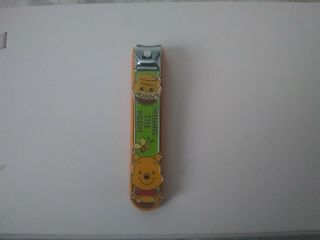 Winnie The Pooh Nail Clippers From Japan Disney Tokyo Sea Orange Green
