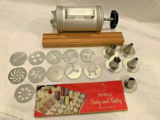 Vintage Aluminum Mirro Cooky And Pastry Press Set