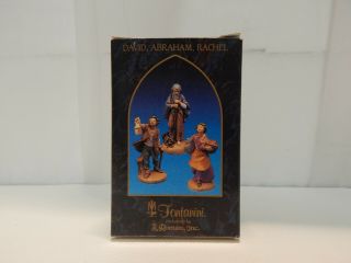 Fontanini 1997 Roman Inc Set Of 3 Nativity Figurines David Abraham Rachael 50183