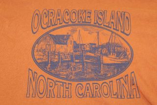 XXL Ocracoke Island,  North Carolina t shirt note faint mark 2