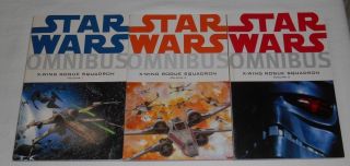 Set Of Star Wars Omnibus X - Wing Rogue Squadron Volumes 1,  2,  And 3