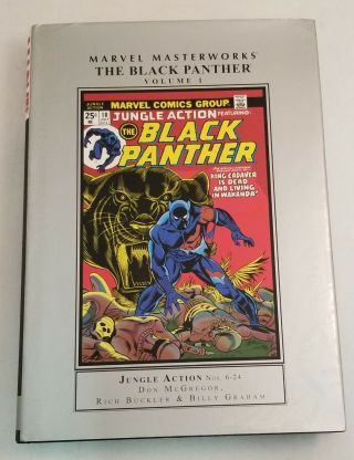 Marvel Masterworks The Black Panther Volume 1 Hardcover Jungle Action