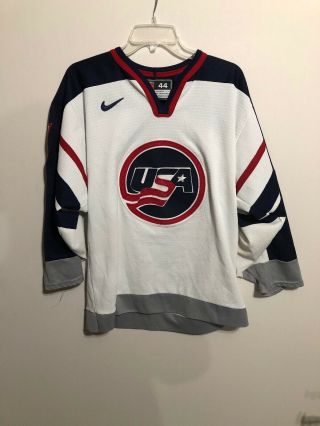 Vintage Mens Nike Chris Chelios 7 Team Usa Hockey Jersey Size 44