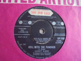 Garnet Mimms - Roll With The Punches 1967 Uk 45 United Artists Northern Soul