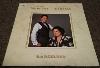 Freddie Mercury - Barcelona Vinyl Lp Gatefold (a1 B1 Spain 1st) Queen