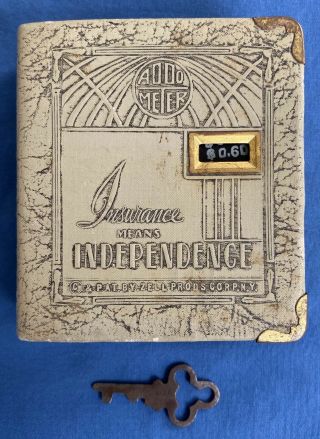 Zell Insurance Means Independence Dime Coin Savings Bank & Key Addometer Usa