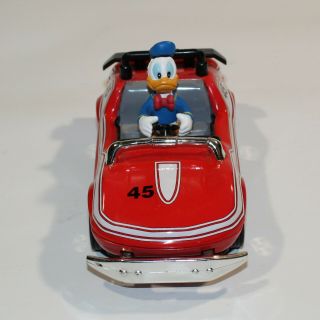Disney Donald Duck In A 45 Red Convertible