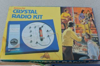 Science Fair Crystal Radio Kit 28 - 177 Radio Shack Un - Built Nos Radio Shack Set