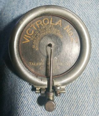 Victrola No.  2 Part 6035 Phonograph Reproducer Victor Talking Machine Dated 1906