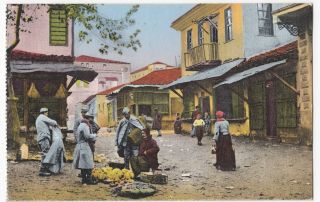 Greece; Salonica,  Ww1,  Our Soldiers Marching Off Ppc By Manuel,  Unposted