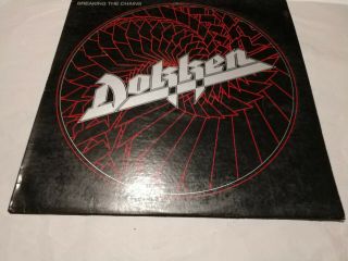 Vintage Dokken " Breaking The Chains " Vinyl (1983 Electra Records