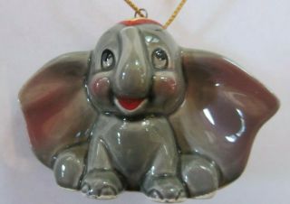 Vtg Walt Disney Dumbo Elephant Christmas Ornament Schmid